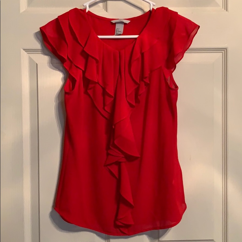 Red HM blouse